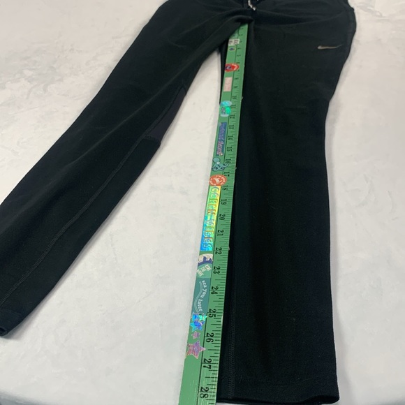 Nike Running Leggings Zipper Key Pocket Yoga Waistband Drawstring Women’s Size S - Picture 14 of 16